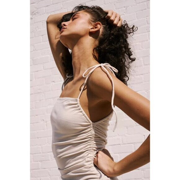 FREE PEOPLE Liza Drop-Waist Midi in Barnacle Island Size Small NWT - Picture 14 of 16